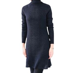 THEORY Dashana Leuna Silk Alpaca Sweater Dress